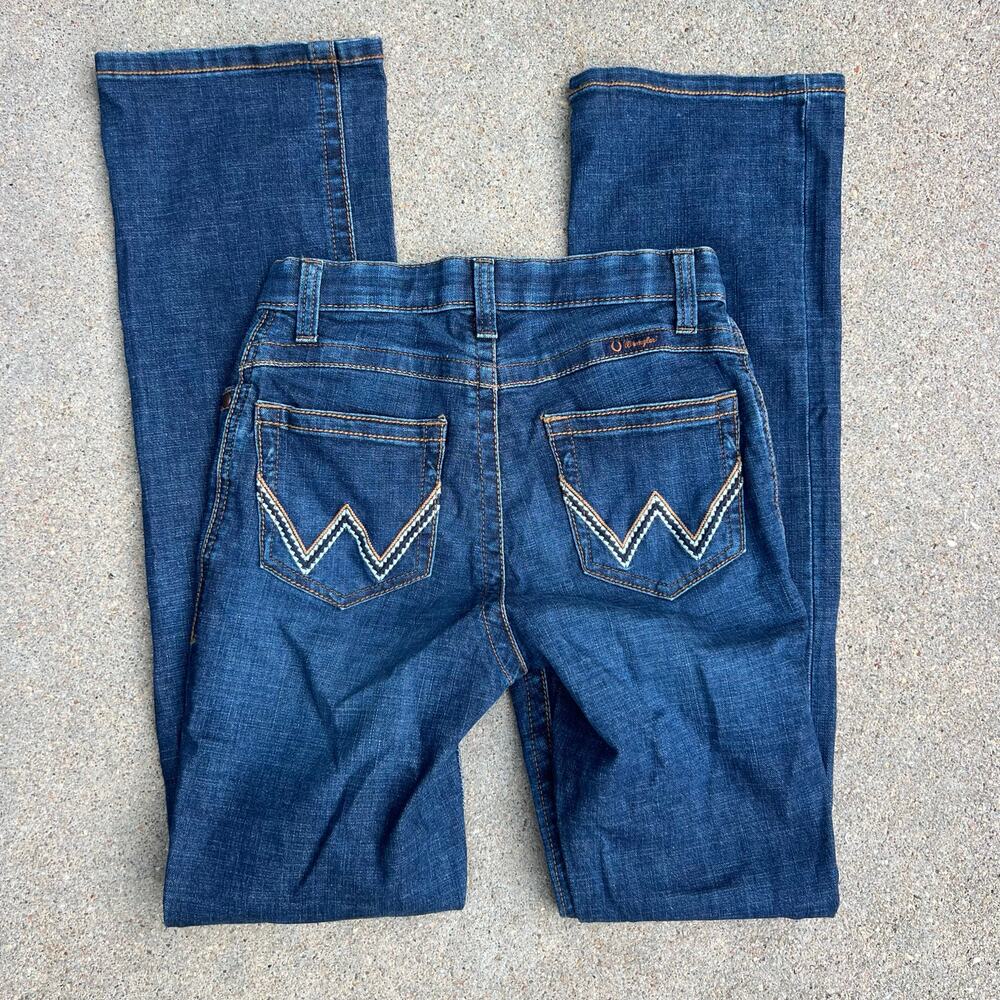Wrangler 5x34 Willow Lovette Ultimate Riding Bootcut Blue Jeans 10WRW60LE